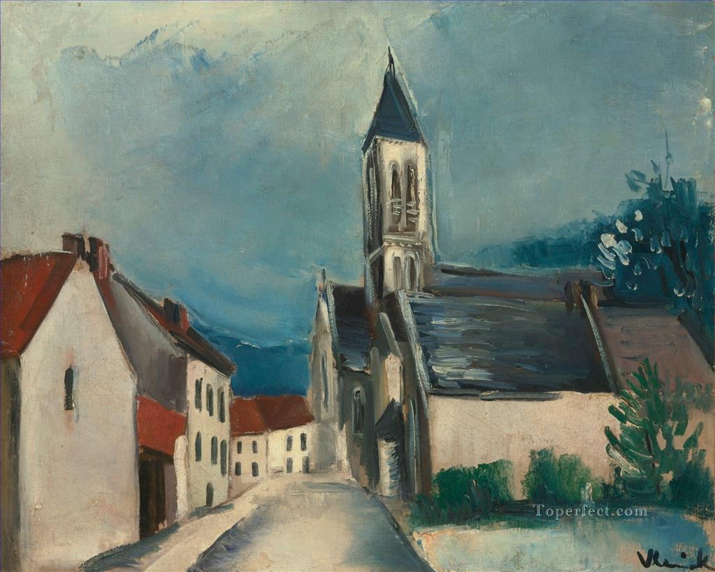 CHURCH ROUTE Maurice de Vlaminck Oil Paintings